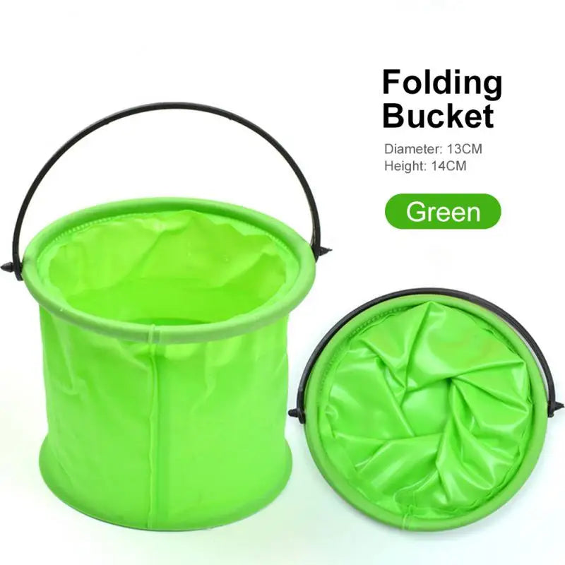 Retractable Bucket For Fishing Folding Collapsible Bucket Wash Outdoor Fishing Square Barrel Bathroom Kitchen Folding Bucket