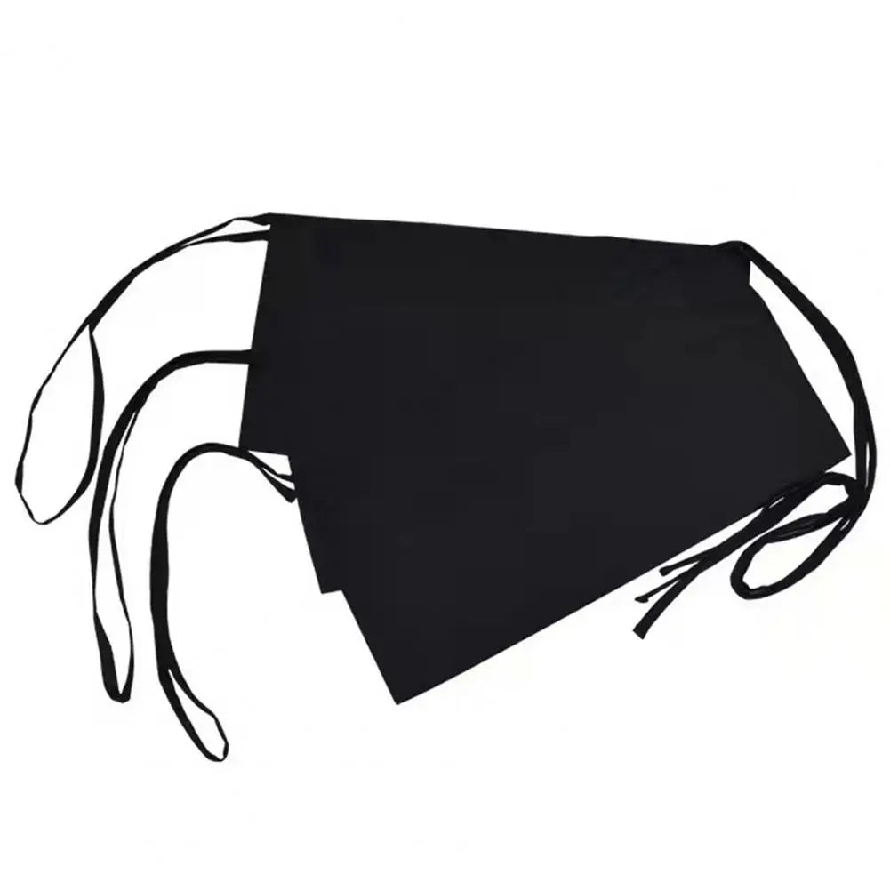Waiter Apron Multiple Pockets Wear Resistant Waist Apron Lace Up Design Waterproof with Long Straps Half Short Apron Kitchen