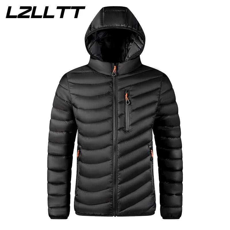 New Autumn Winter Men Warm Waterproof Parkas Jacket Coat Mens Hooded Casual Brand Windproof Thick Outwear Hat Parkas Jacket Male