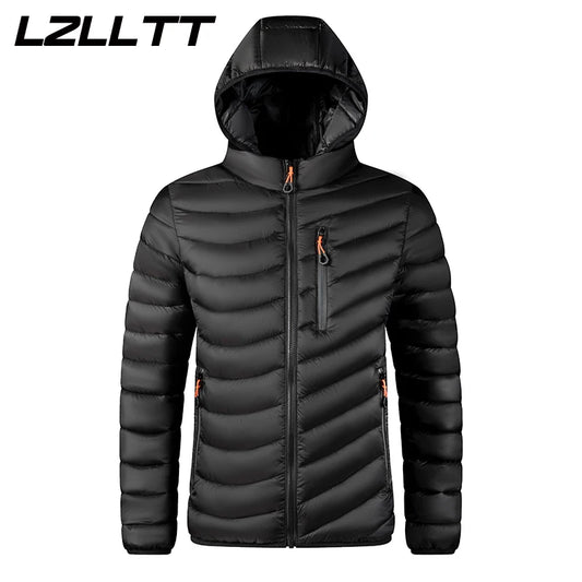 New Autumn Winter Men Warm Waterproof Parkas Jacket Coat Mens Hooded Casual Brand Windproof Thick Outwear Hat Parkas Jacket Male