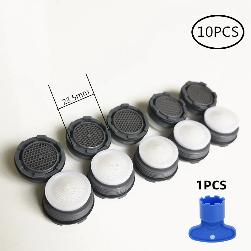 Bubbler 10Pcs 16.5mm 18.5mm 21.5mm 23.5mm Kitchen Male Thread Water Saving Hidden Aerator Faucet Public Bathroom Accessories
