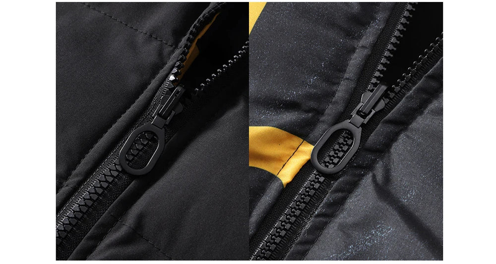 DIMUSI Winter Men Padding Jacket Fashion Male Thicken Down Thermal Parkas Casual Outwear Windbreaker Hooded Coats Man Clothing