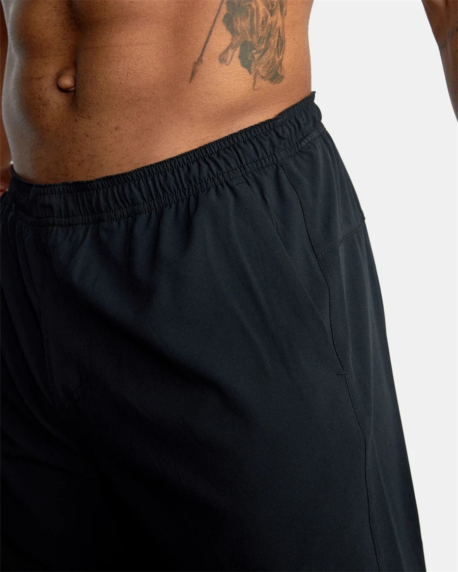 Fitness Shorts Men's Training Sports Jogging Fitness Woven Quick Dry New 2-in-1 Double-layer Sports Fitness Running Shorts