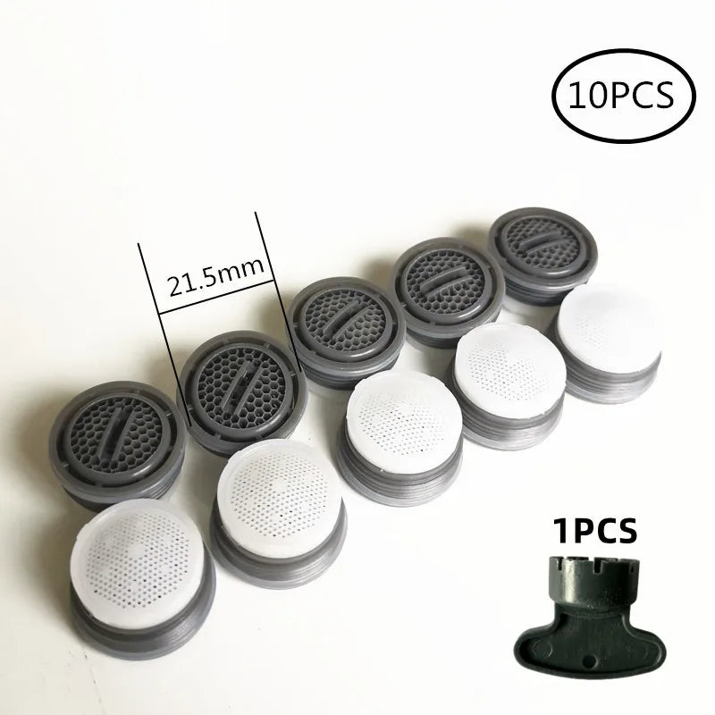 Bubbler 10Pcs 16.5mm 18.5mm 21.5mm 23.5mm Kitchen Male Thread Water Saving Hidden Aerator Faucet Public Bathroom Accessories