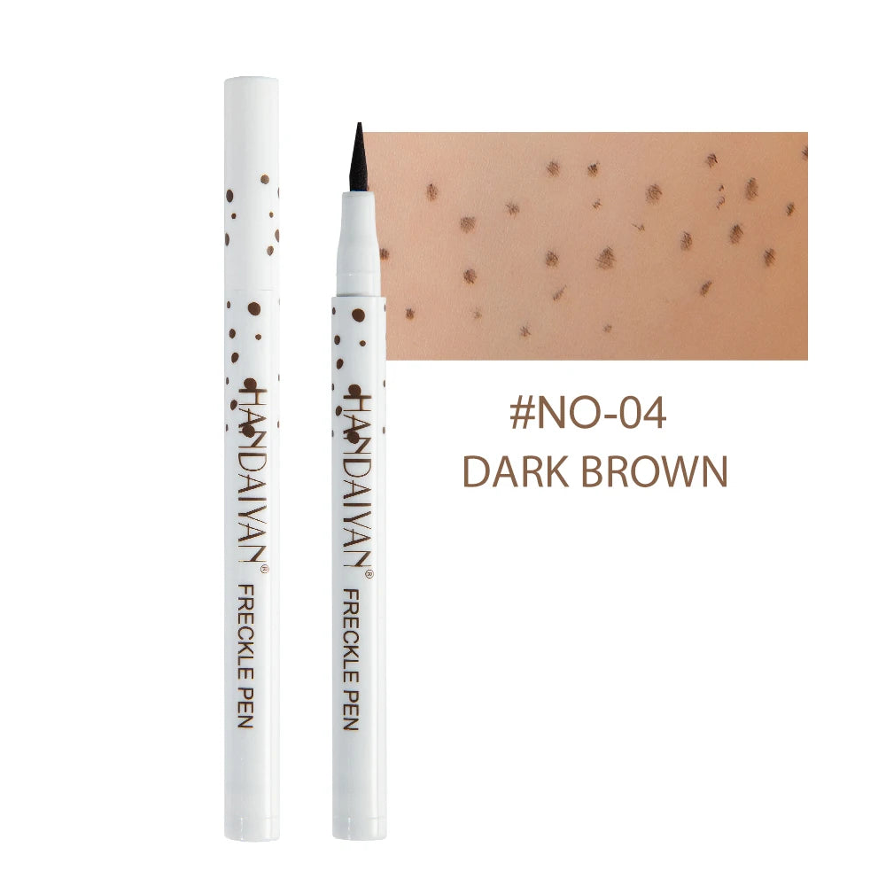 HANDAIYAN Natural Fake Freckle Pen Quick-Drying Waterproof Spot Pencil Makeup Tool for Facial Lifelike Fake Freckles Cosmetics