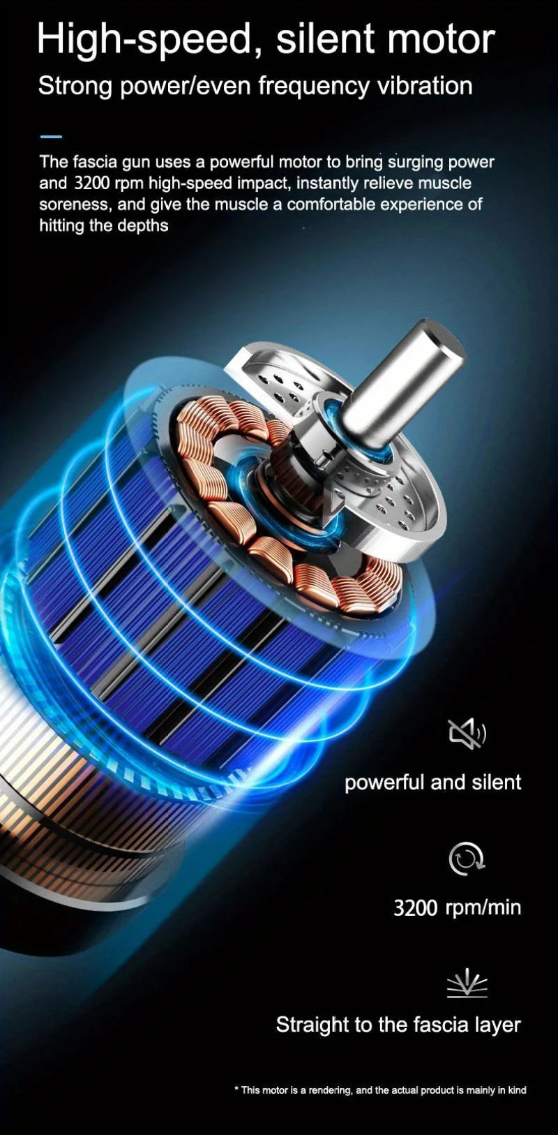 Massage Gun Fascia Deep Muscle Relax Body Neck Massager 99 Level Electric Fitness Equipment Noise Reduction Male Female