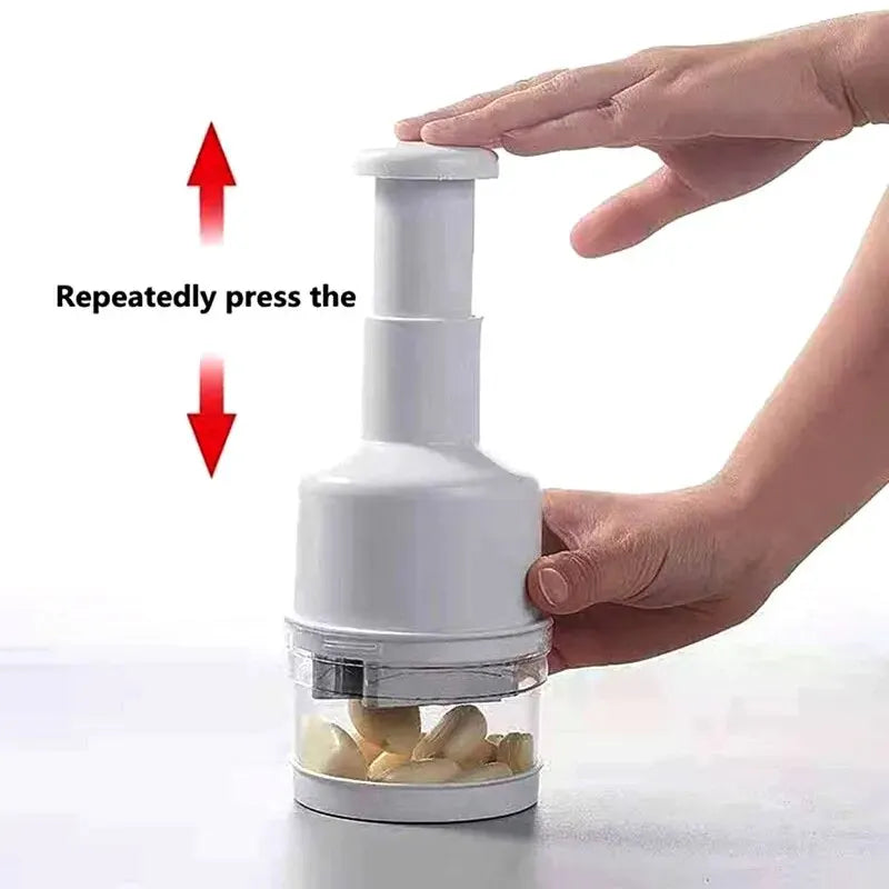 Stainless Steel Onion Chopper Hand Pressure Food Chopper Cutter Slicer Peeler Manual Vegetable Garlic Kitchen Shredder Tool