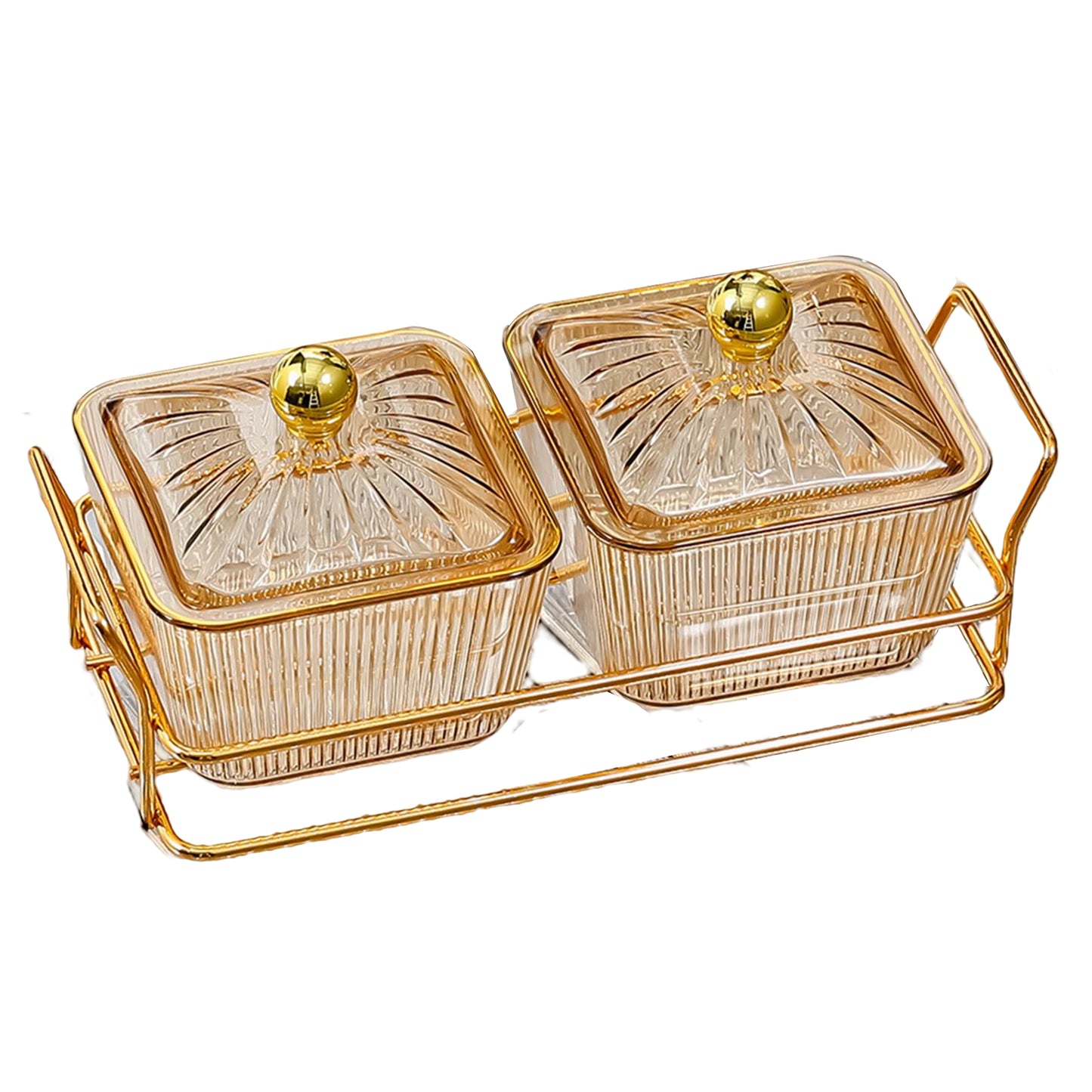 Household Fruit Serving Tray Snack Storage Boxes Large Capacity Stackable Containers for Living Room Bedroom Kitchen Dorms