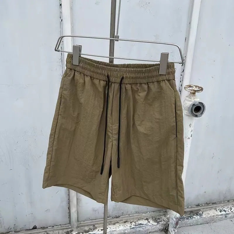 Summer Cargo Style Set Men's Casual Hooded Solid Short Sleeve T-shirt Shorts Loose Fashion High Quality Handsome Sweatshirt Suit