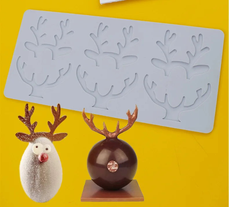 Various Leaf Butterfly  flower Silicone Cake Lace Mold Snowflakes deer Shape Fondant Mold Cake Decorating Tool  kitchen bakeware