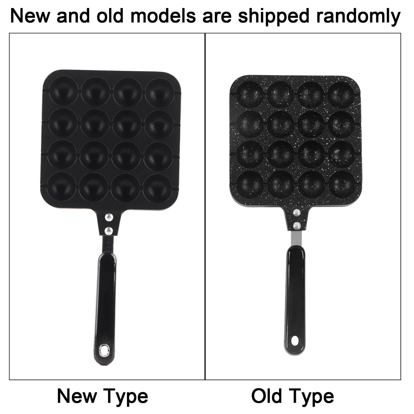 Octopus Meatballs Pan 16 Holes Octopus Meatballs Pan Aluminum Alloy Takoyaki Baking Mold Tray for Home Kitchen