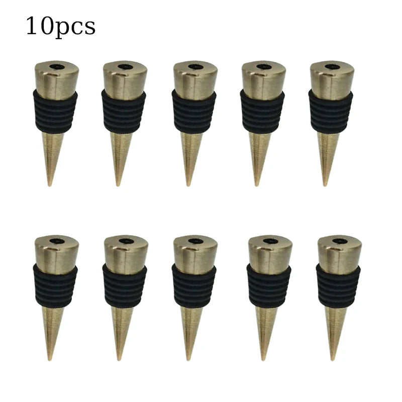 Zinc Alloy Wine Bottle Stopper Rubber Wine Stoppers Reusable Bottle Stoppers for Kitchen, Bar, Gifts, Holiday Party, Wedding