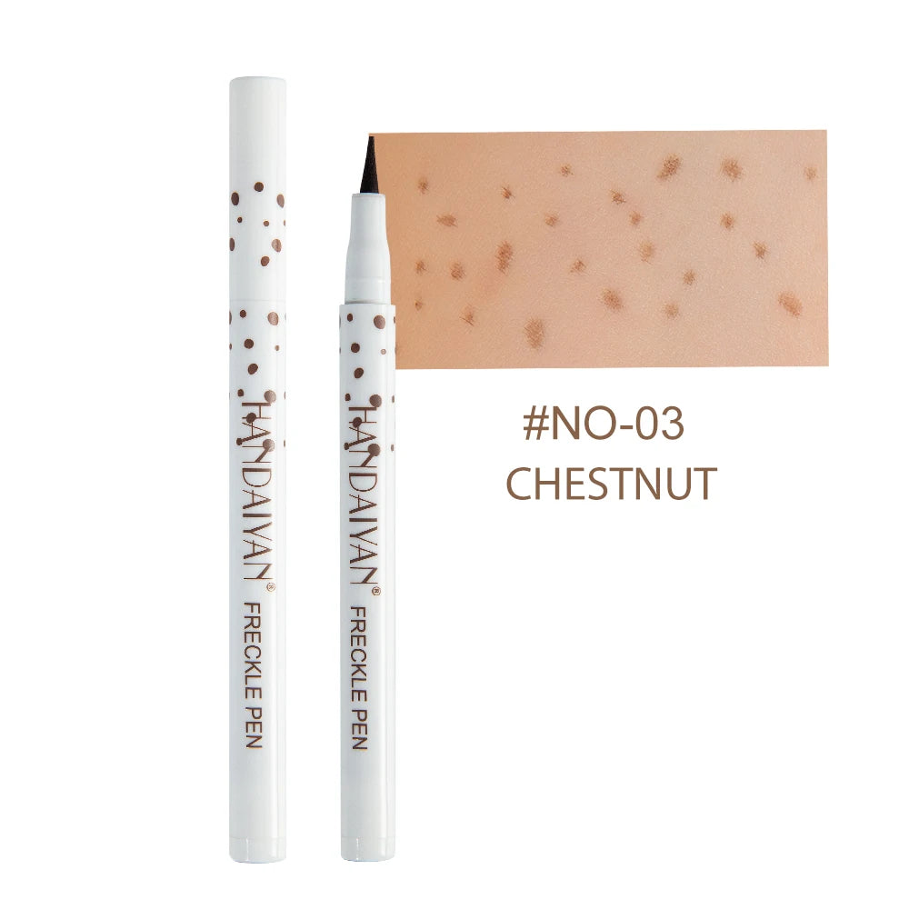 HANDAIYAN Natural Fake Freckle Pen Quick-Drying Waterproof Spot Pencil Makeup Tool for Facial Lifelike Fake Freckles Cosmetics