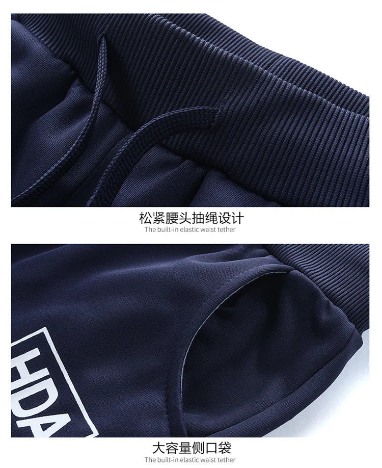 2025 Men's Thicken Warm Tracksuit Set Cardigan Fleece Hood Jacket+Pants Sweatshirts Male 2 Piece Sets Hoodies Suit Coat Big Size