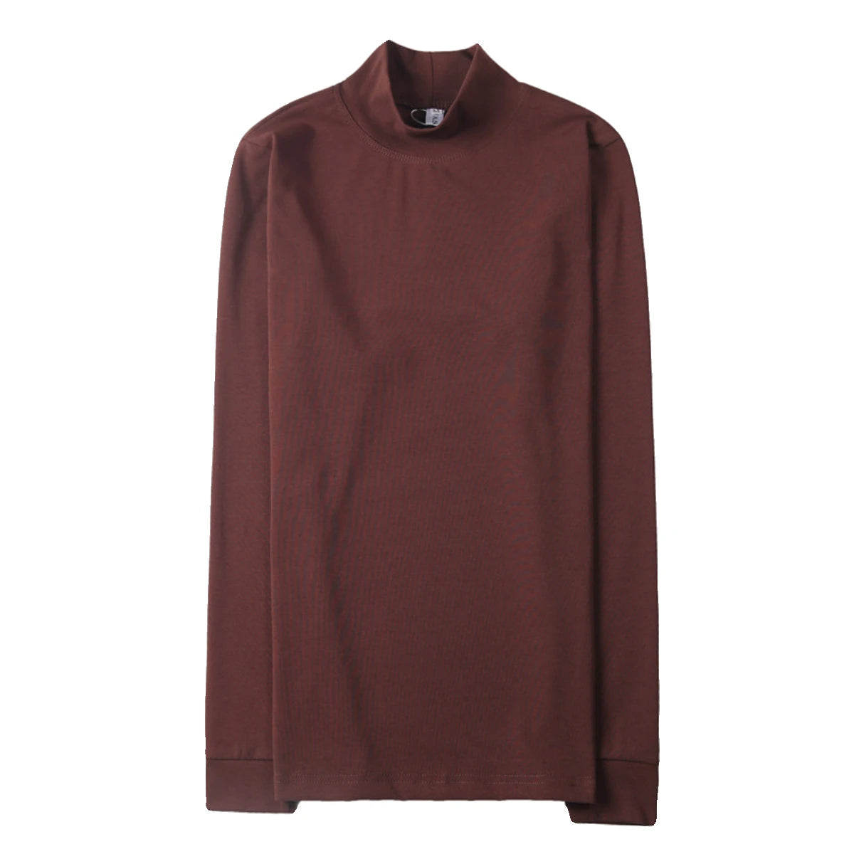 Men's T Shirts Autumn Winter New Turtleneck Long Sleeve T-Shirts For Men Clothing 2025 Slim Fit Casual Basic Tee Shirt Homme 4XL