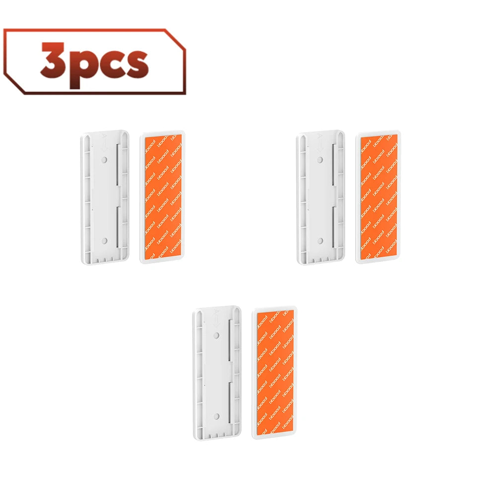 Toocki Self-Adhesive Power Socket Strip Fixator Wall Mounted Self Adhesive Punch Free Row Plug Holder for Kitchen Home Office