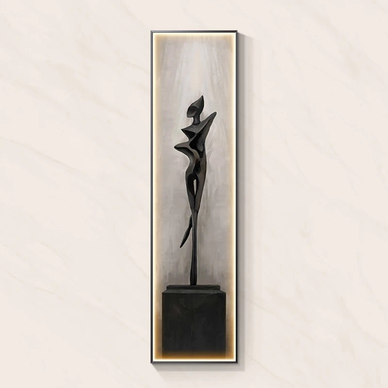 Modern Abstract Art Interior Painting Led Wall Hanging Lamp For Living Room Kitchen Porch Aisle Dining Room Room Home Decoration