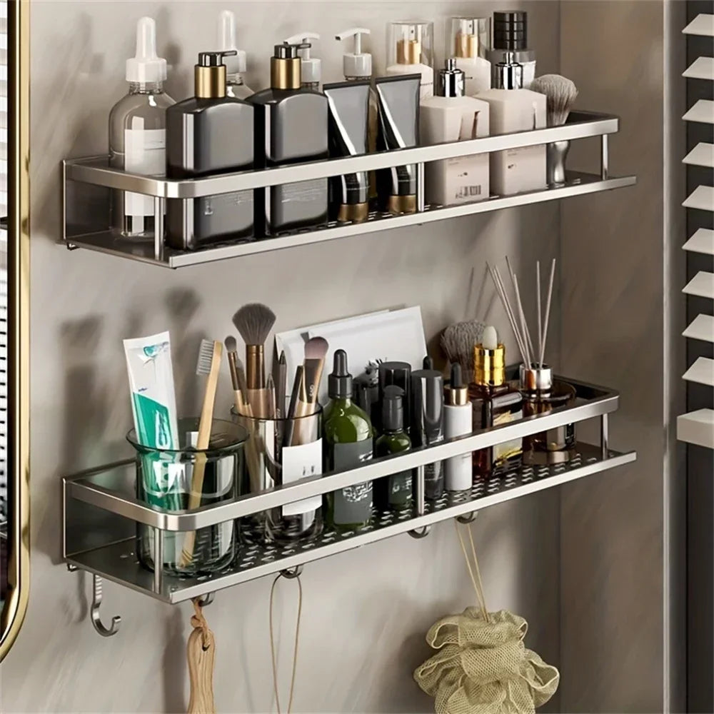 Bathroom Kitchen Multi-functional Storage Shelf Wall-mounted Storage Shelf for Indoor Wall Storage