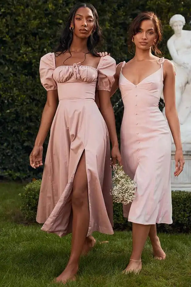 Avrilyaan White Lace Up Pleated Sexy Dress Women 2023 Split Backless Long Summer Dress Vestidos Elegant Holiday Casual Dresses