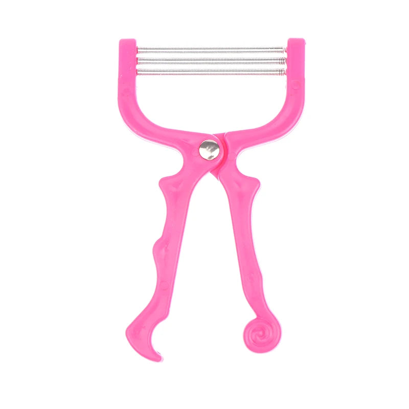 Women Epilator Mini Facial Hair Remover Safe Handheld Spring Threading Face Defeatherer for Cheek Eyebrow DIY Makeup Beauty Tool