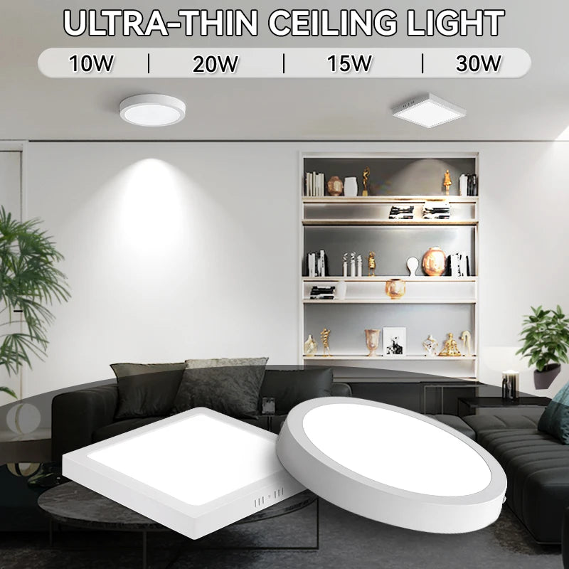 Modern Led Panel Ceiling Lights 110-265V Led Ceiling Lamp for Living Room Bedroom Kitchen LED Lighting Home Decor Led Panel Lamp