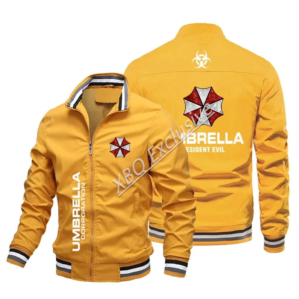 Fashion New Baseball Jacket Four Seasons Thin Men's Jacket Umbrella Corporation Logo Jacket Locomotive Jacket Bomber Jacket