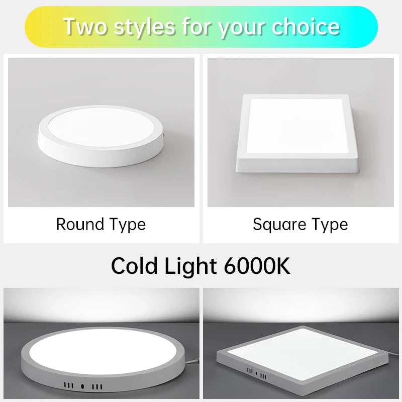 Modern Led Panel Ceiling Lights 110-265V Led Ceiling Lamp for Living Room Bedroom Kitchen LED Lighting Home Decor Led Panel Lamp