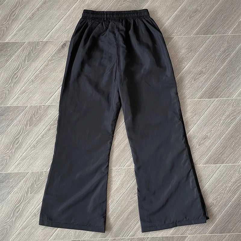 SAINT VANITY Embroidered Buckle Sports Sweatpants Jogger Men Women Drawstring Long Pants Trousers