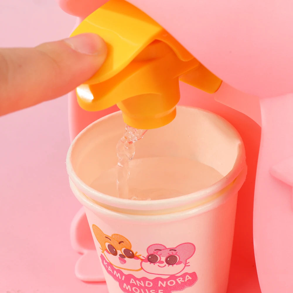 Children's Mini Fun Water Dispenser Electric Acousto-optic Simulation House Drinking Machine Baby Kitchen Toy Children Gift