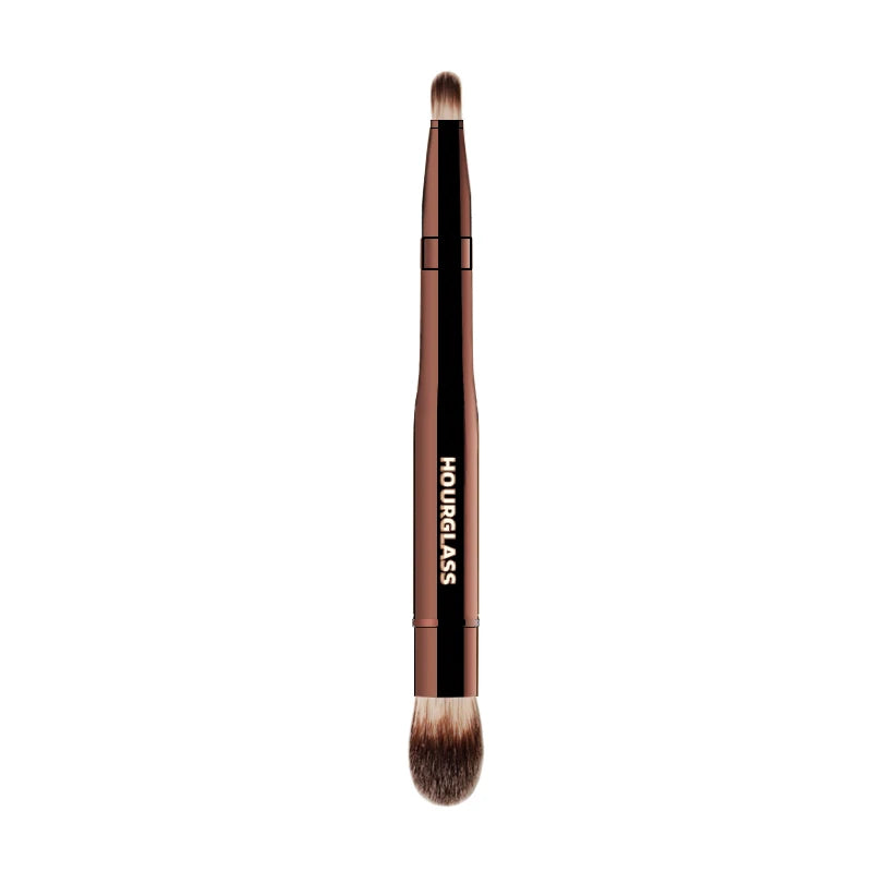Hourglass Multifunctional Makeup Brush, Double-headed Brush for Facial Concealer and Highlight