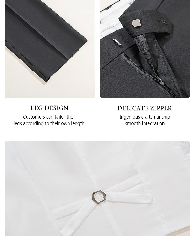 ST Cassy High Quality luxury Retro carving Party Dress Slim Fit Tuxedo Prom Suit Fashion white Male Groom Wedding three-piece