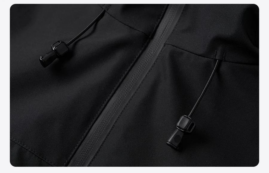 SIMWOOD 2024 Winter New Regular Fit Water-Resistant, Windproof Shell Men’s Winter Jacket with Hood Outdoor Coats