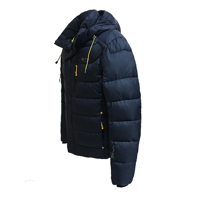 TALIFECK Men Winter Jacket Cotton Padded Jacket Parka Homme Quilted Coats High Quality Brand Winter Warm Coat Men Russian Size