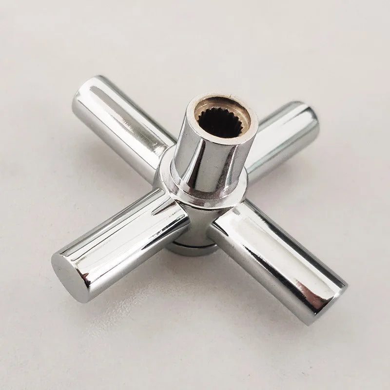 1Pc Cross Faucet Handle Switch Dish Basin Bathroom Sink Taps Cartridge Replacement Parts Hand Shank Kitchen Fixture Accessories