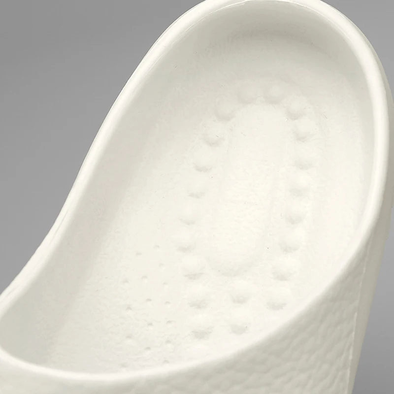 Eyriphy Kitchen Waterproof Slippers For Men Work Garden Shoes Non-Slips Rubber Mules Mens Fishing Slides Casual Cozy Home Sandal