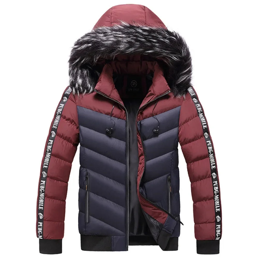Fashion Men's Casual Windbreaker Hooded Jacket Man Soft Shell Winter Coat Clothing Warm Ultra Light Jackets