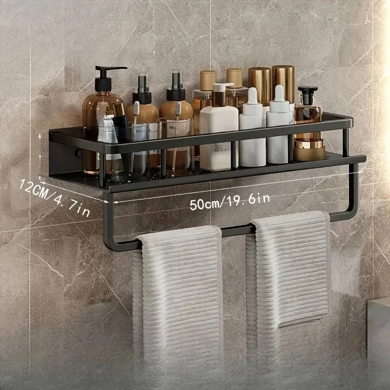 Bathroom Kitchen Multi-functional Storage Shelf Wall-mounted Storage Shelf for Indoor Wall Storage