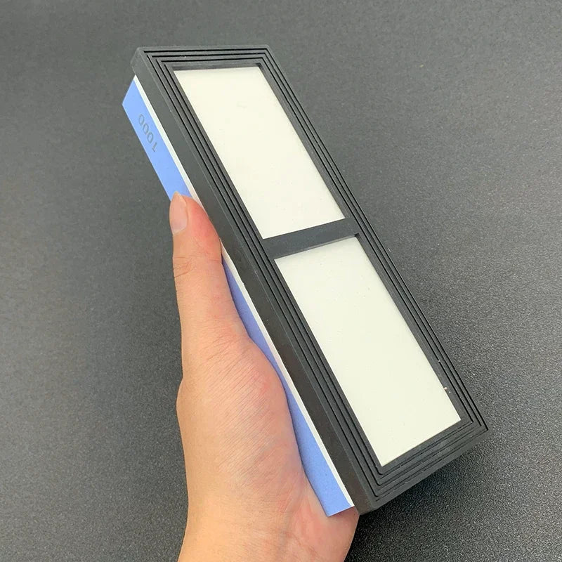 400 1000 3000 Grit Double-sided Sharpening Stone Base Angle Guide Set Kitchen Knife Sharpener Grinding Whetstone Apex Egde Blade