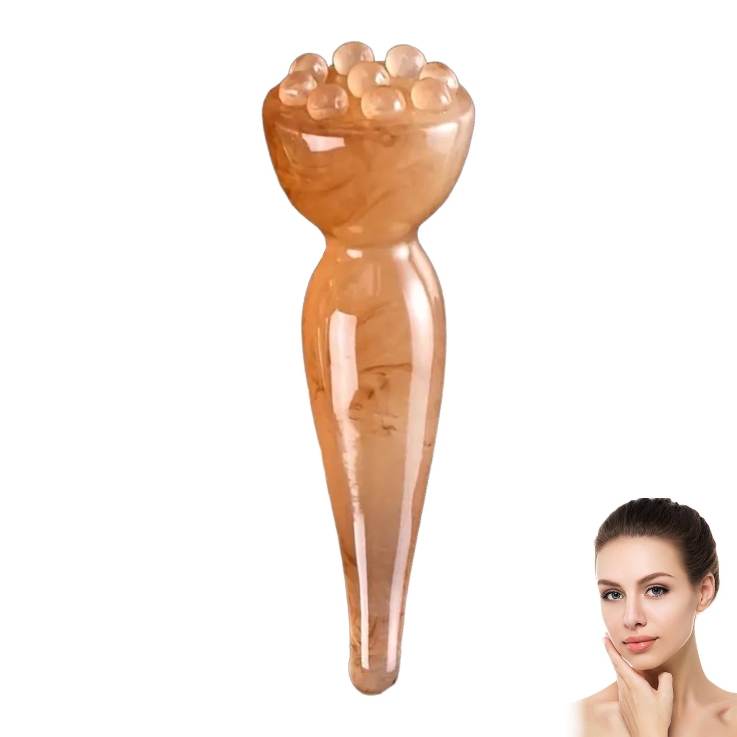 smooth Resin Face Massage Tools Gua Sha Face Skin Care massager sticks lotus seedpod shape facial lifting Dark Spots care tool