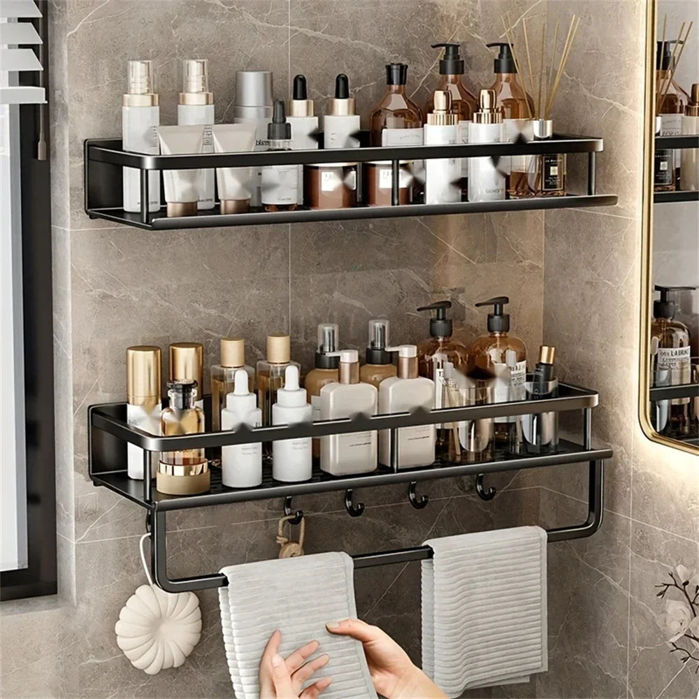 Bathroom Kitchen Multi-functional Storage Shelf Wall-mounted Storage Shelf for Indoor Wall Storage