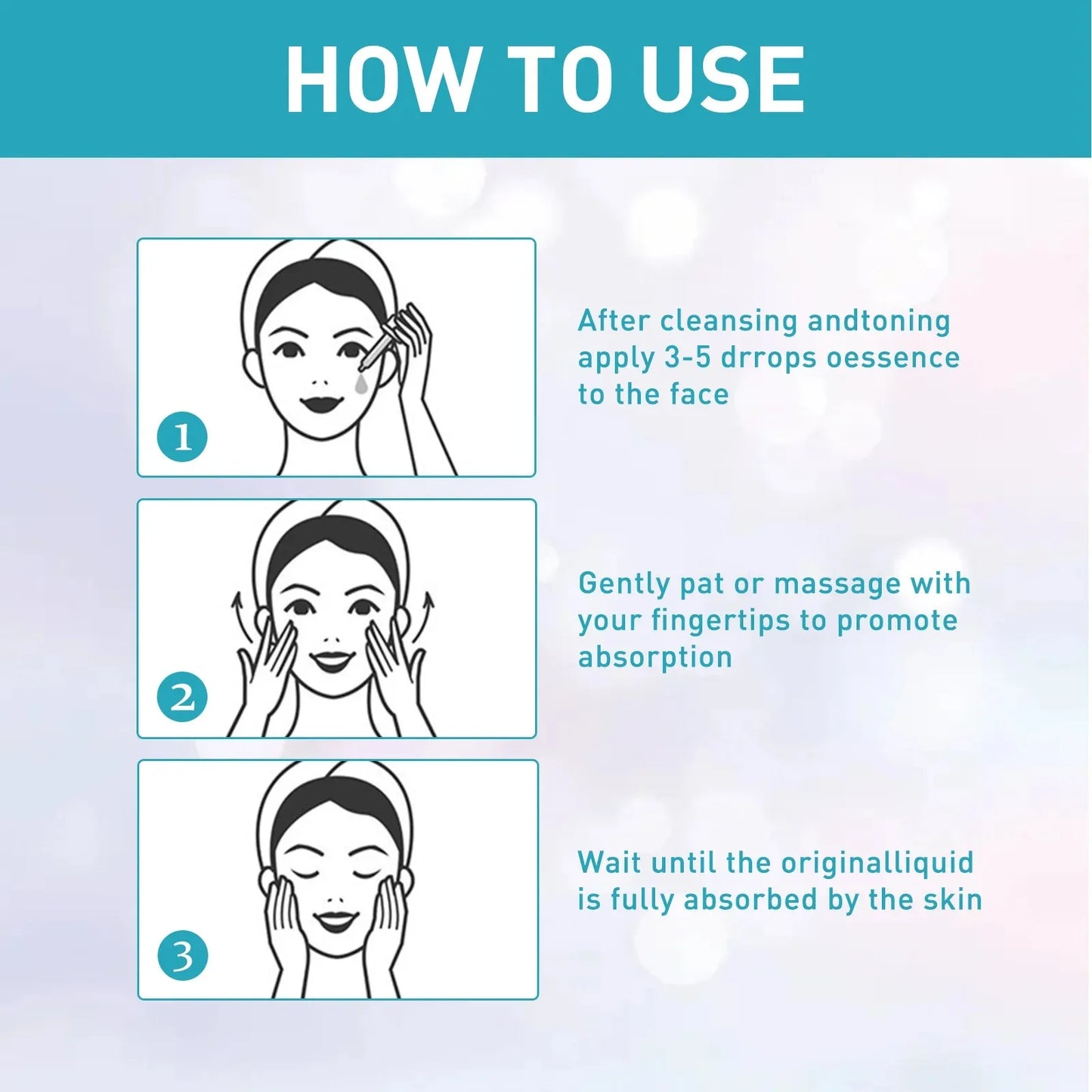 Nicotinamide Smooth Facial Skin Care Younger Serum Smooth Wrinkle Serum Collagen Lifting Firming Fine Lines Repair Face Essence