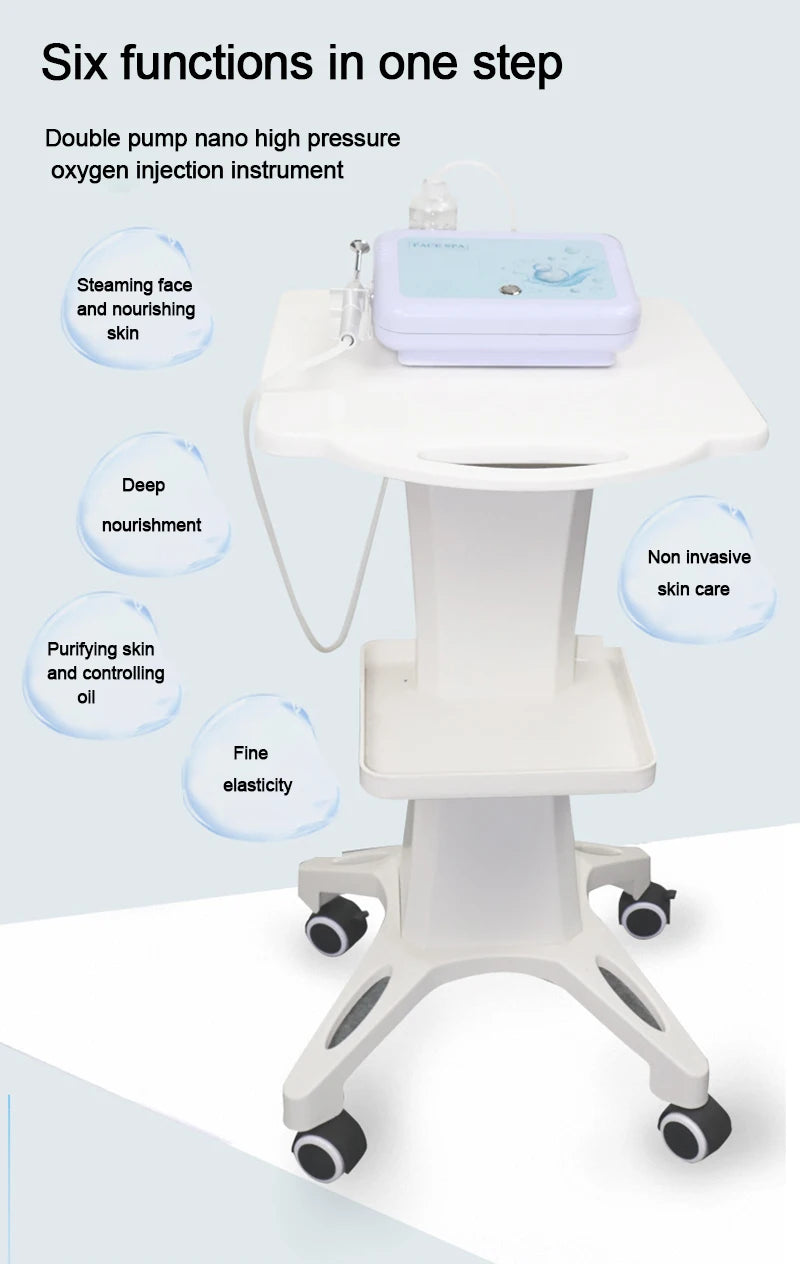 New Magic Oxygen Bubble Beauty Instrument Cleansing Facial Mites Skin Whitening Rejuvenation Management Salon Home Use Device