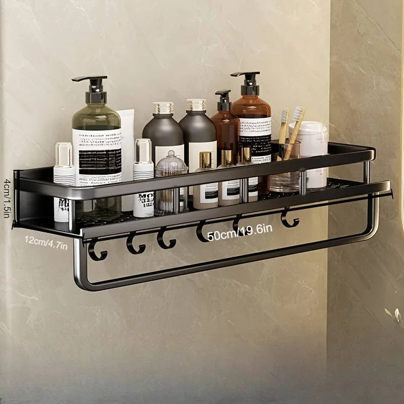 Bathroom Kitchen Multi-functional Storage Shelf Wall-mounted Storage Shelf for Indoor Wall Storage