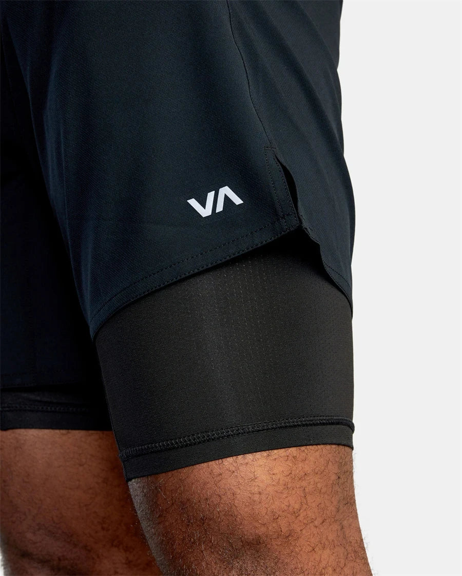 Fitness Shorts Men's Training Sports Jogging Fitness Woven Quick Dry New 2-in-1 Double-layer Sports Fitness Running Shorts