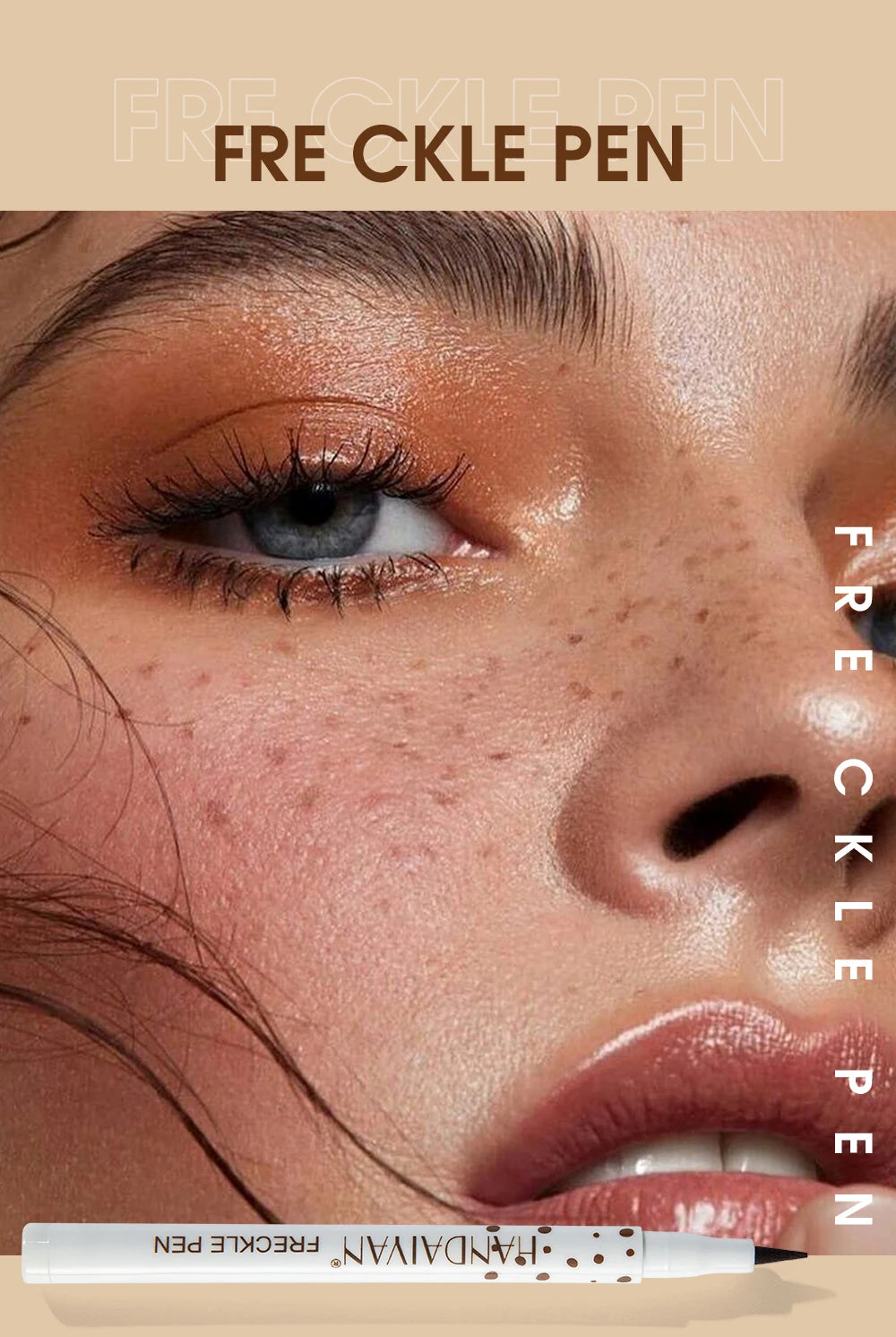 HANDAIYAN Natural Fake Freckle Pen Quick-Drying Waterproof Spot Pencil Makeup Tool for Facial Lifelike Fake Freckles Cosmetics