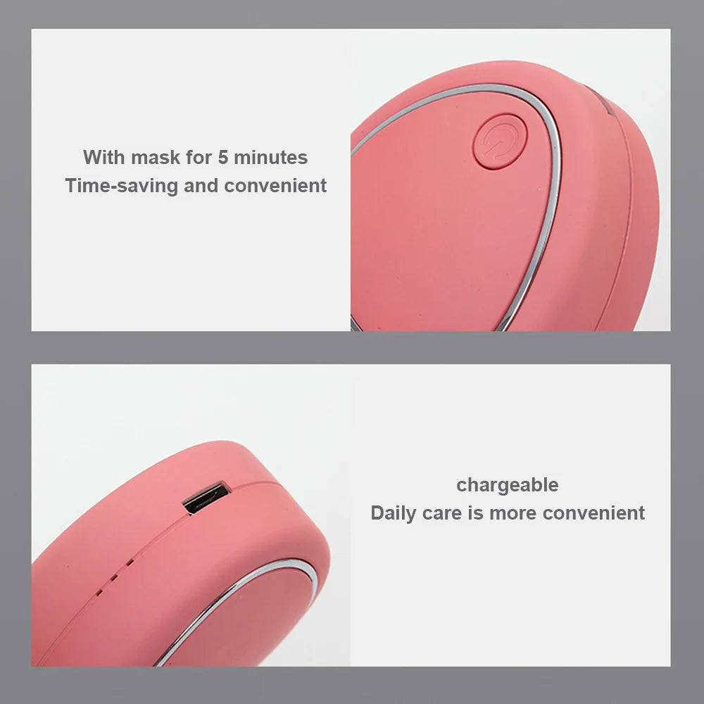 EMS Facial Massager Microcurrent Face Lifting Machine Anti Wrinkle Roller Skin Tightening Rejuvenation Beauty Charging Facial