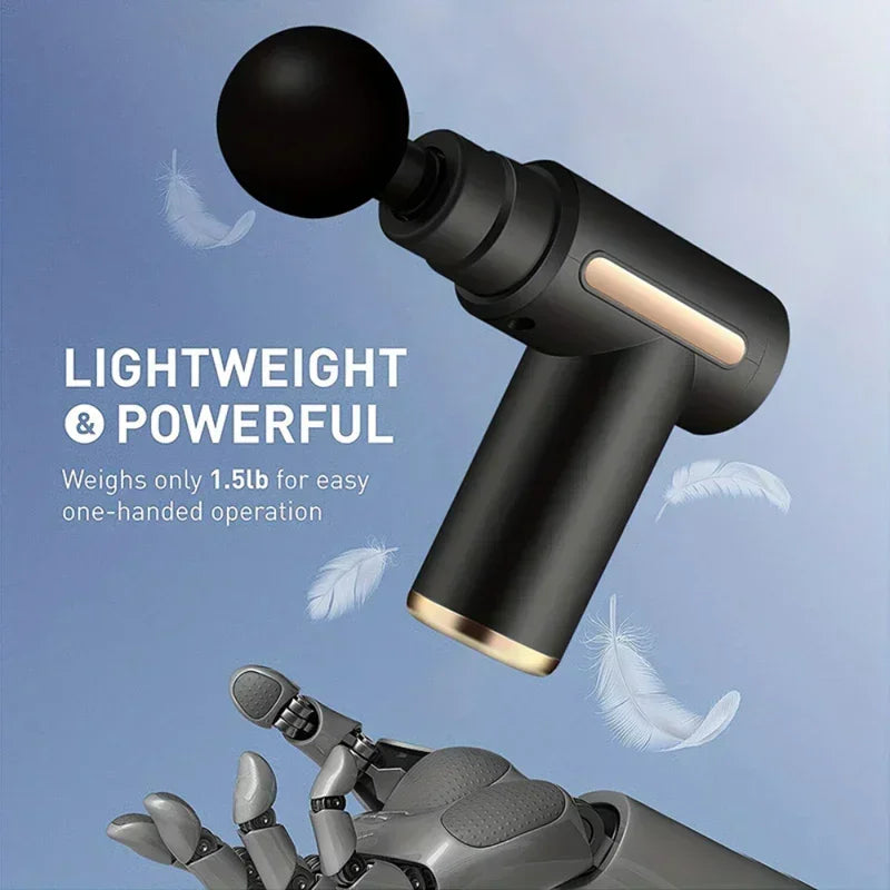 Massage Gun Fascia Deep Muscle Relax Body Neck Massager 99 Level Electric Fitness Equipment Noise Reduction Male Female