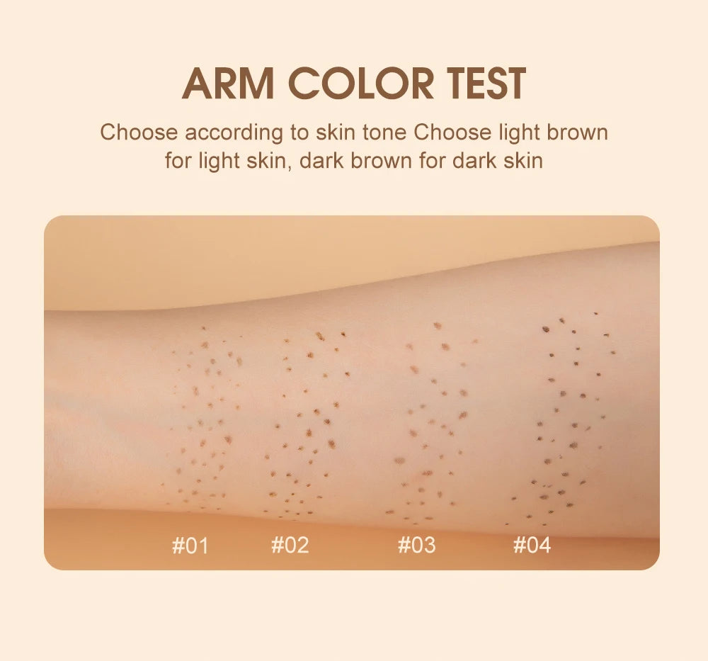 HANDAIYAN Natural Fake Freckle Pen Quick-Drying Waterproof Spot Pencil Makeup Tool for Facial Lifelike Fake Freckles Cosmetics