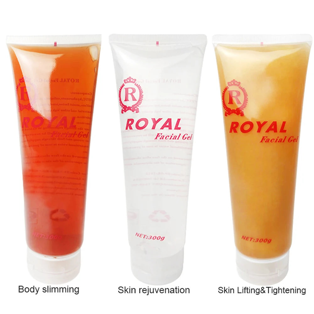 Facial Skin Lifting Firming Tighten Anti Wrinkles Injection Gel Cream RF&EMS Body Slimming Ultrasonic Gel Massager Cavitation