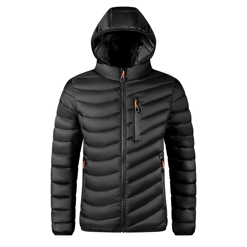 New Autumn Winter Men Warm Waterproof Parkas Jacket Coat Mens Hooded Casual Brand Windproof Thick Outwear Hat Parkas Jacket Male